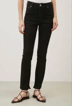 【Mila Owen】裾スリットスキニーデニムパンツ