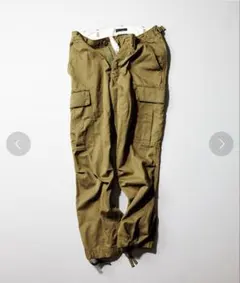 EFFE BEAMS カーゴパンツ 38 オリーブ