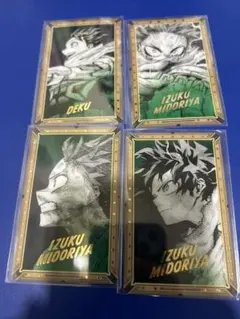 【緑谷出久】僕のヒーローアカデミア　原画展　箔押しクリアカード