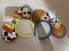 パーク完売】ディズニー カチューシャ ウッディ ジェシー 2点セット
