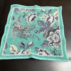 FEILER フェイラー ハンカチ 鳥柄 エメラルドグリーン