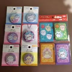 ちいかわ 缶バッジ＆ミニクリアフォルダー セット
