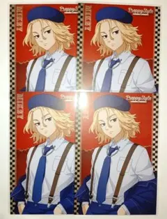 東京リベンジャーズ ツリービレッジ 中華飯店 ポスカ 佐野万次郎 4点