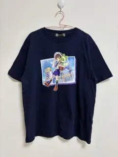 〈美品〉ポケモン Tシャツ バイオレット ハルト ニャオハ フリーサイズ 紺