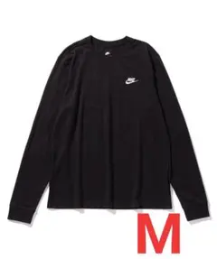ナイキ 長袖Tシャツ ブラック メンズ プルオーバー クラブ M
