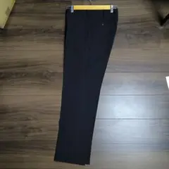 ユニクロ　感動パンツ（ウールライク）　ブラック　ウエスト82　レングス76　新品