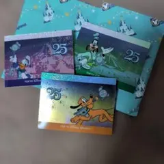 東京ディズニーリゾート 25周年 メモ帳 3冊セット