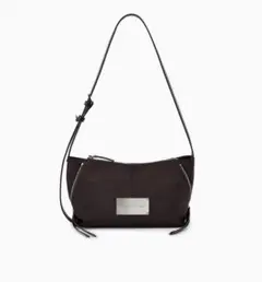 MATIN KIM ダークブラウン ショルダーバッグ