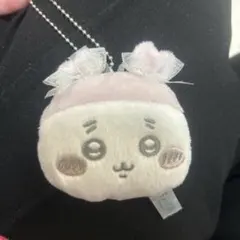 【美品】ちいかわ マスコットミラー リボン 古本屋 カニちゃん