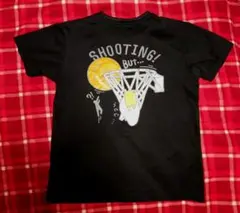 ぐでたま バスケットボール Tシャツ 黒