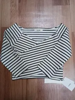 snidelのボーダーカットソー