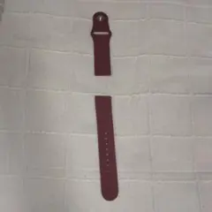スマートウォッチバンド ワインレッド