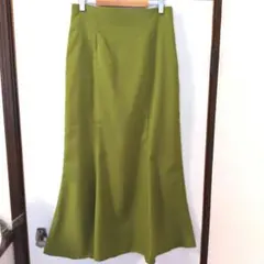 【美品】 ローリーズファーム マーメイドスカート Lサイズ グリーンのサムネイル