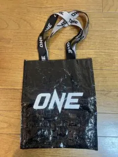 南*豹様 ONE championship ロゴ入りエコバッグ 黒　ワン