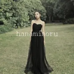 前撮り　ドレス　黒　パーティー　お色直し　披露宴　街撮り　ウェディング　フォト