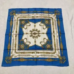 希少　レトロ　高級　大判スカーフ