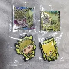 ディオ DIO ラバーキーホルダー＆シール 4点セット