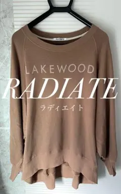 【激安価格】　RADIATE ラディエイト　オーバーサイズ　トレーナートップス