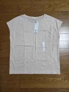 GU ベージュ ノースリーブ Tシャツ Mサイズ ジーユー新品未使用