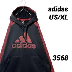 adidas アディダス プルオーバーパーカー フーディー XL ツートン