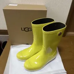 UGG アグ レインブーツ スノーブーツ イエロー 25cm UGG アグ レインブーツ スノーブーツ イエロー 25cm - メルカリ