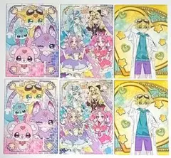 名探偵プリキュア！キラキラトレーディングコレクションカード6枚セット