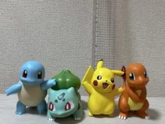 箱なし　ポケモン フィギュア 4体（ピカチュウ・ヒトカゲ・フシギダネ・ゼニガメ）