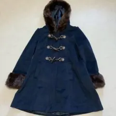 セシルマクビー ダッフルコート ファー付 M（B385）