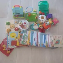 知育玩具セット おもちゃと絵本 15冊以上