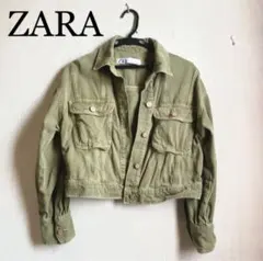 ZARA ミリタリージャケット　秋服　アウター　デニムジャケット　ザラ　おしゃれ