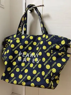 PEARY GATES】美品パーリーゲイツ カートバッグ スマイル ニコちゃん