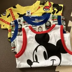新品ミッキーマウス などノースリーブタンクトップ2点　Tシャツ1点