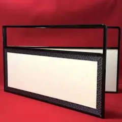 「X9955」茶道具 屏風 風炉先 ２尺 黒漆塗縁 金砂子 X9955」茶道具 屏風 風炉先 2尺 黒漆塗縁 金砂子 - メルカリ