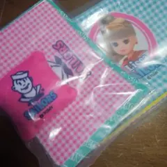Licca Sailors チェック柄ポーチ