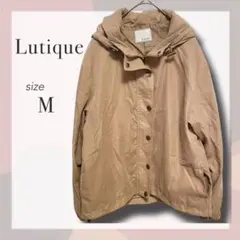 美品 Lutique しまむら 軽量 ライトアウター M ベージュジャンパー 春のサムネイル