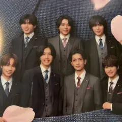 【新品未使用】なにわ男子、クリアファイル