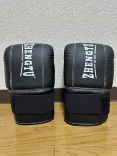 ZHENGTU ヘッドギア 14オンスグローブ レガース　バンテージ ４点セット ZHENGTU ボクシンググローブ レガースセット ZHENGTU ボクシング