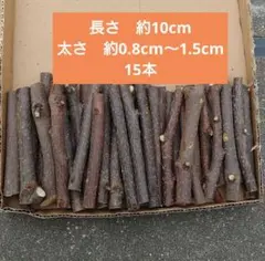 柿枝 かじり木 太枝 うさぎ ハムスター チンチラ ハンドメイド 17のサムネイル
