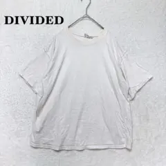 ディバイデッド 半袖 Tシャツ オーバーサイズ ベージュ S インド製 シンプルのサムネイル