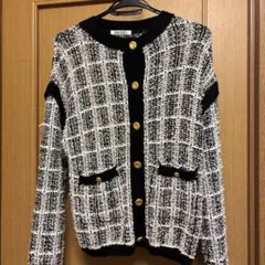 SNIDEL チェック柄カーディガン ワンサイズ