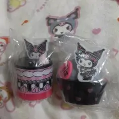 ピンクブラックパーティーマスコット・クロミ2点(匿名配送)