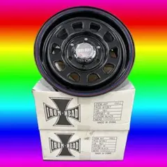 送料込☆新品アイアンヘッド☆15x6.5J+40/139.7-6☆ハイエース - メルカリ