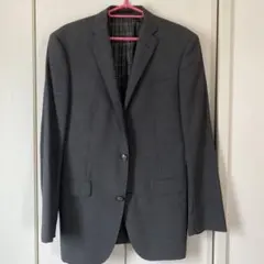 バーバリーブラックレーベル　テーラードジャケット　銀ボダン　グレー　S