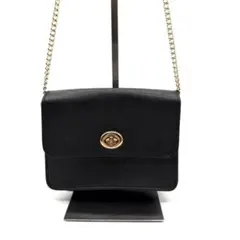 COACH コーチ ショルダーバッグ ターンロック チェーン ポシェット
