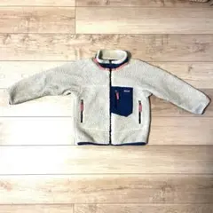 Patagonia キッズ フリースジャケット XS 5-6 ピンク