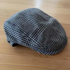 【117】【新品未使用】ハンチング　チェック柄　サイズL