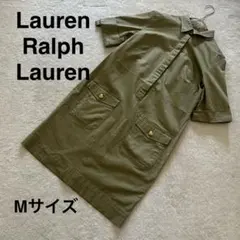 ローレン ラルフローレン ワンピース ミリタリー ひざ丈 Mサイズ