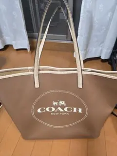 COACH ブラウン トートバッグ
