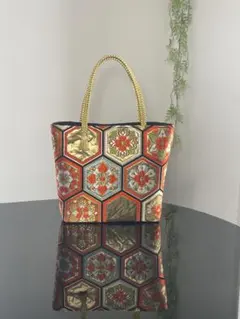 龍村晋 尾張蜀紅文錦 トートバッグ - メルカリ