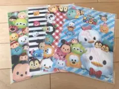 ディズニーツムツムクリアファイル 4点セット